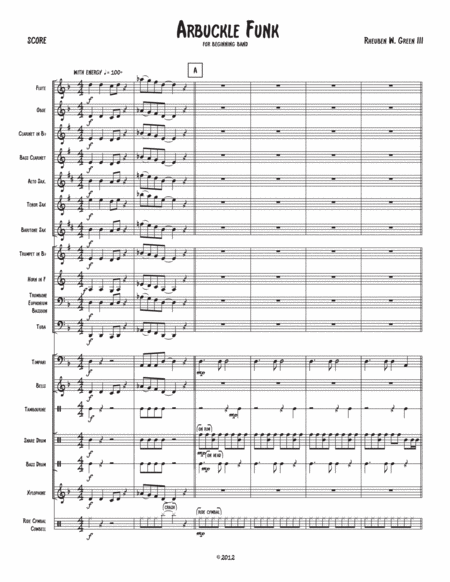 Arbuckle Funk - Score & Parts image number null