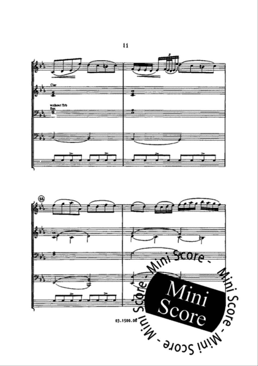 Air Nostalgique Fanfare Band scores gallery preview page 15