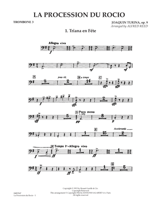 La Procession du Rocio (arr. Alfred Reed) - Trombone 3