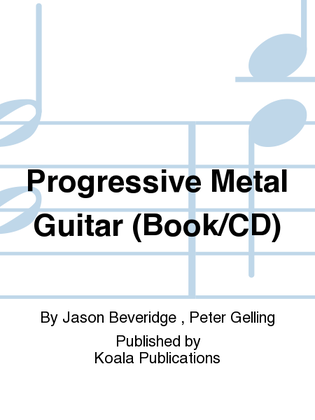 Book cover for Progressive Metal Guitar (Book/CD)