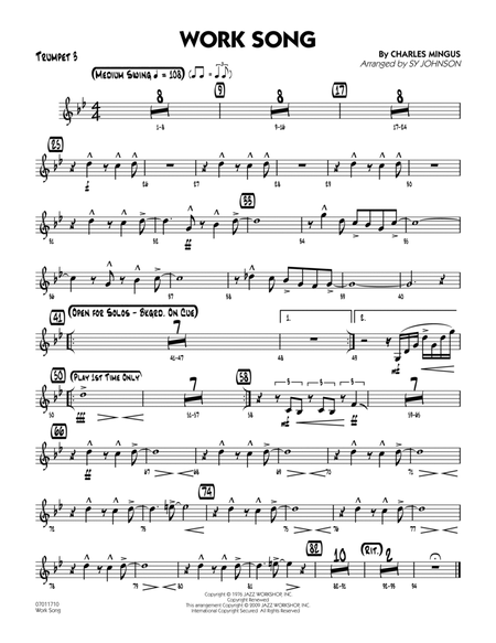 Work Song - Trumpet 3