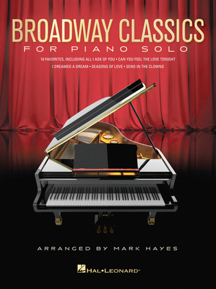 Book cover for Broadway Classics for Piano Solo