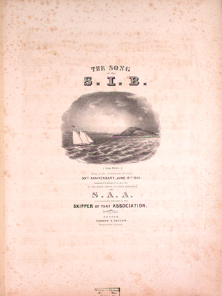 Book cover for The Song of the S.I.B