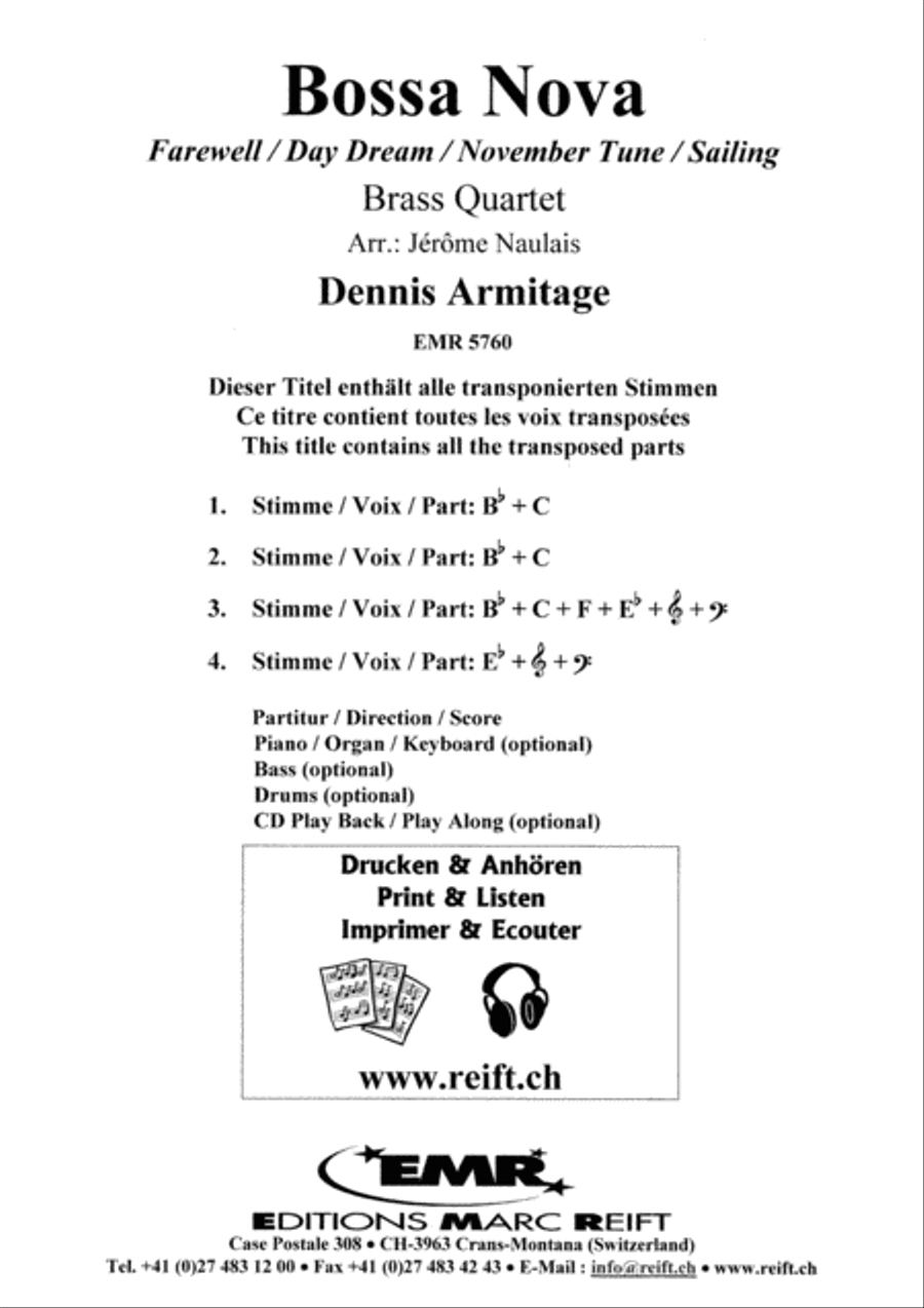 Bossa Nova Bossa Nova Brass Ensemble scores gallery preview page 2