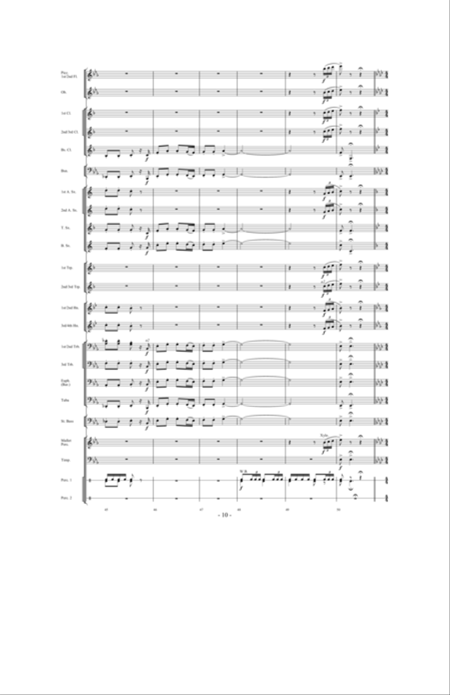 Celebration Folklorique Concert Band scores gallery preview page 9