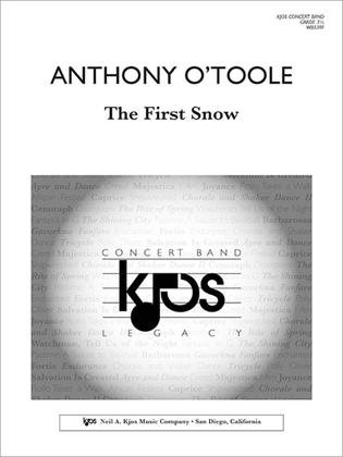 Book cover for First Snow - Score