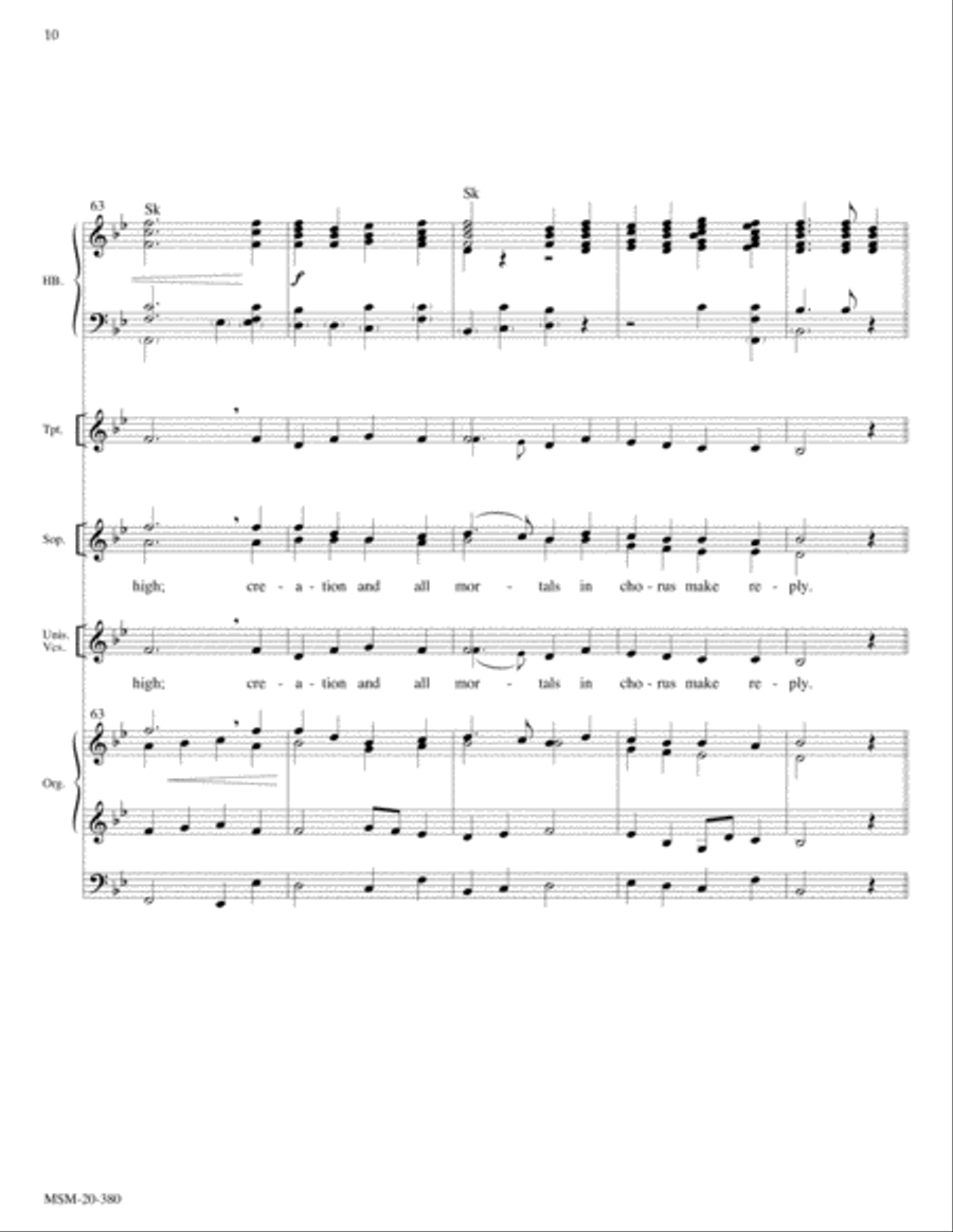 All Glory, Laud, and Honor Choir scores gallery preview page 6