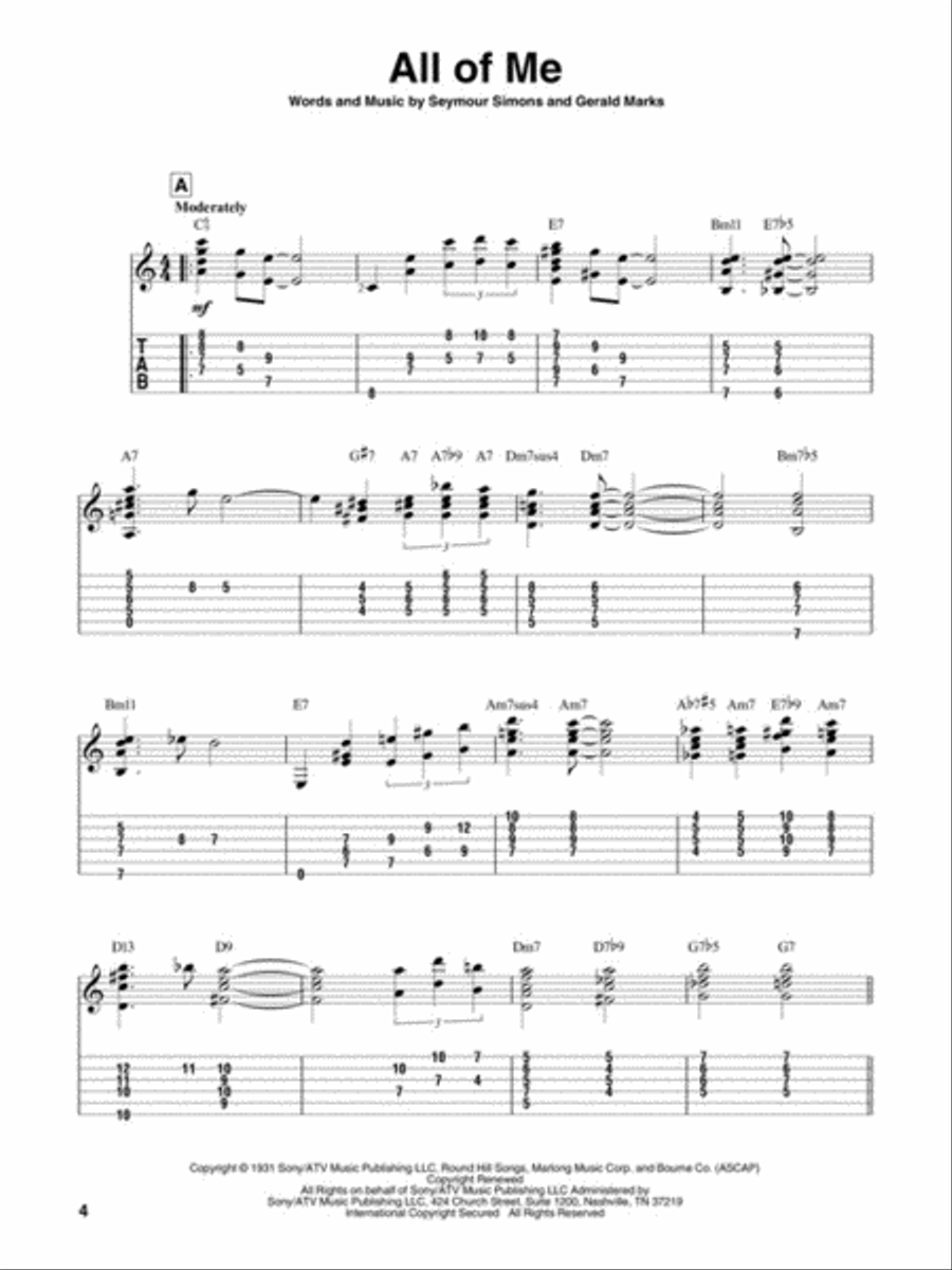 First 50 Jazz Standards You Should Play on Guitar Electric Guitar scores gallery preview page 3