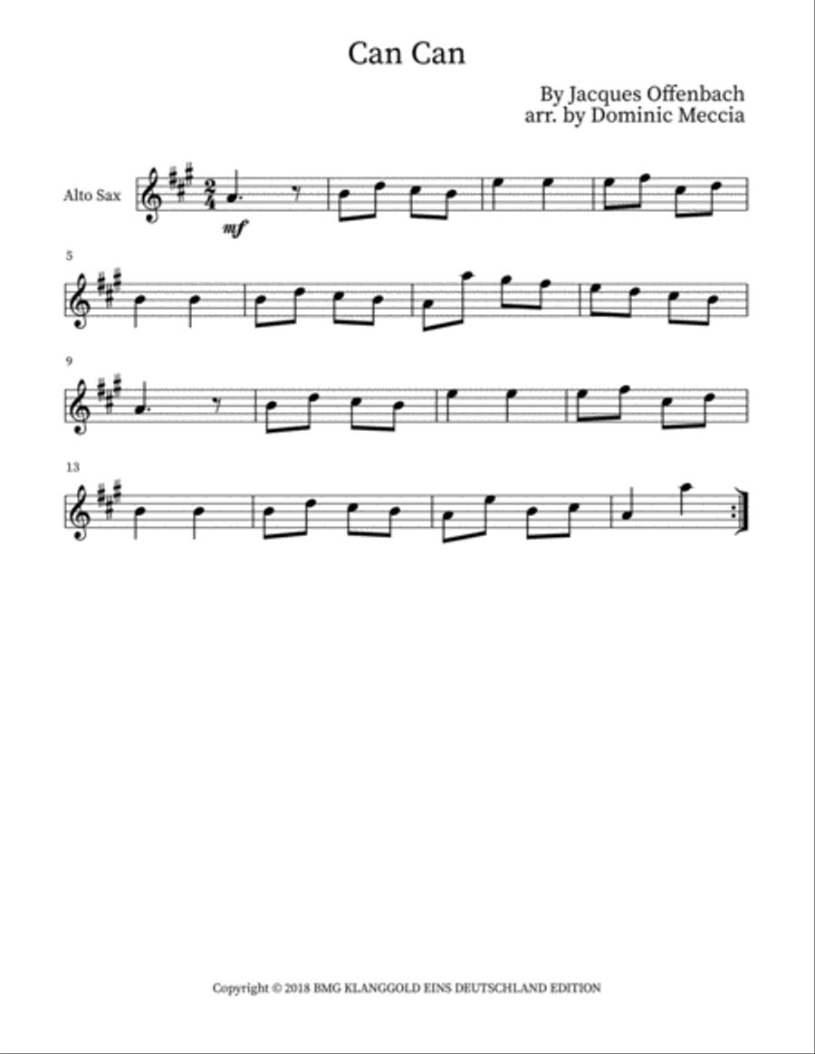 Can Can Woodwind Duet scores gallery preview page 2