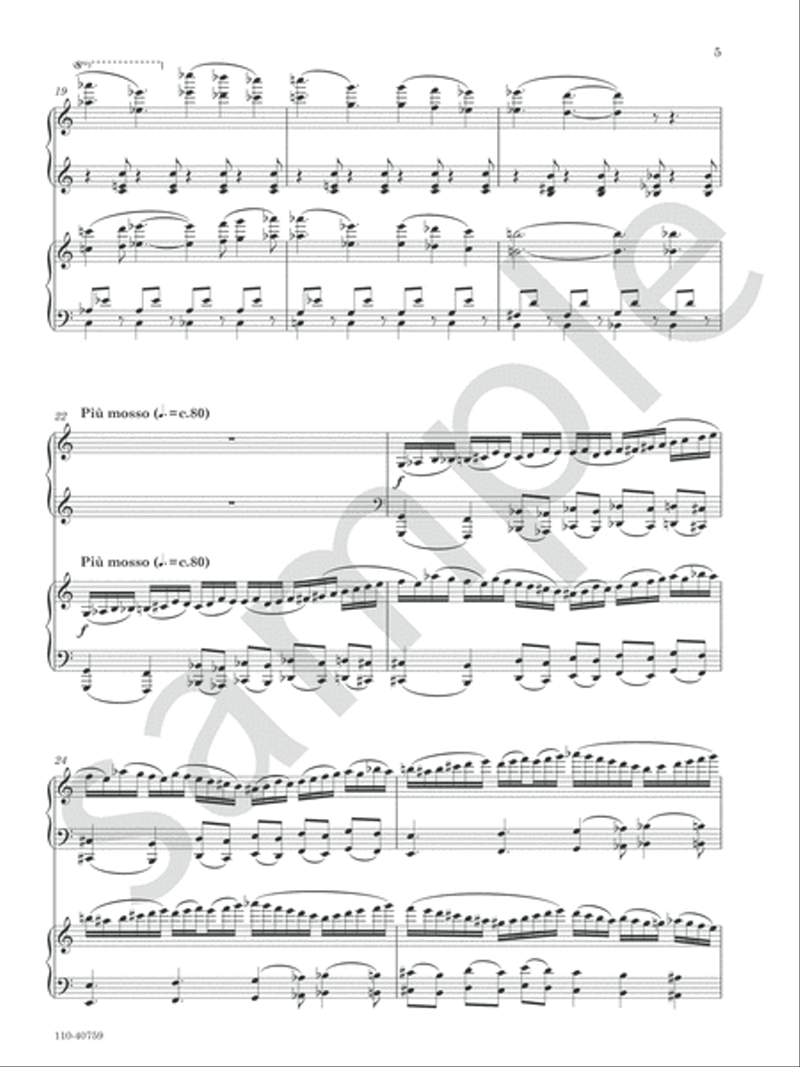 Three Lullabies Chamber Music scores gallery preview page 5