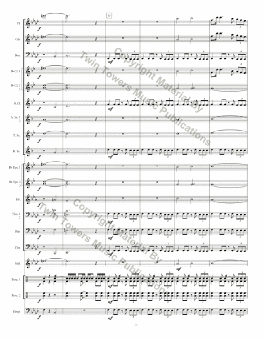 Respect is a Two Way Street Concert Band scores gallery preview page 6