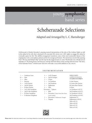 Scheherazade Selections: Score