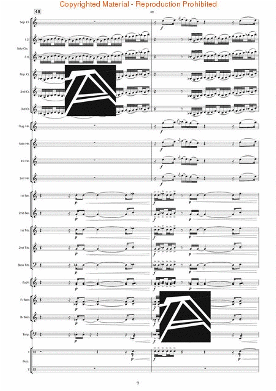 Surround Sound Brass Band scores gallery preview page 10