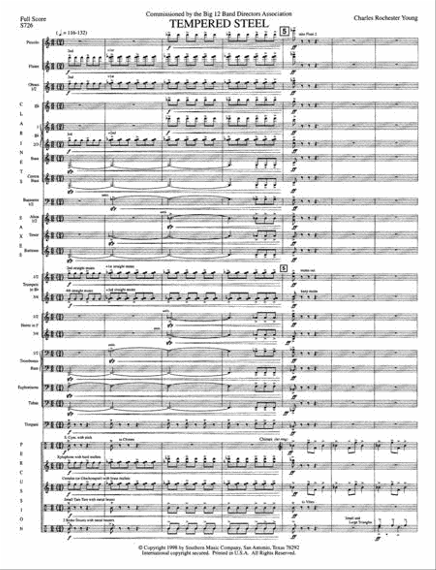 Tempered Steel Tempered Steel Concert Band scores gallery preview page 2