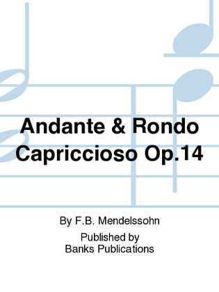 Book cover for Andante & Rondo Capriccioso Op.14
