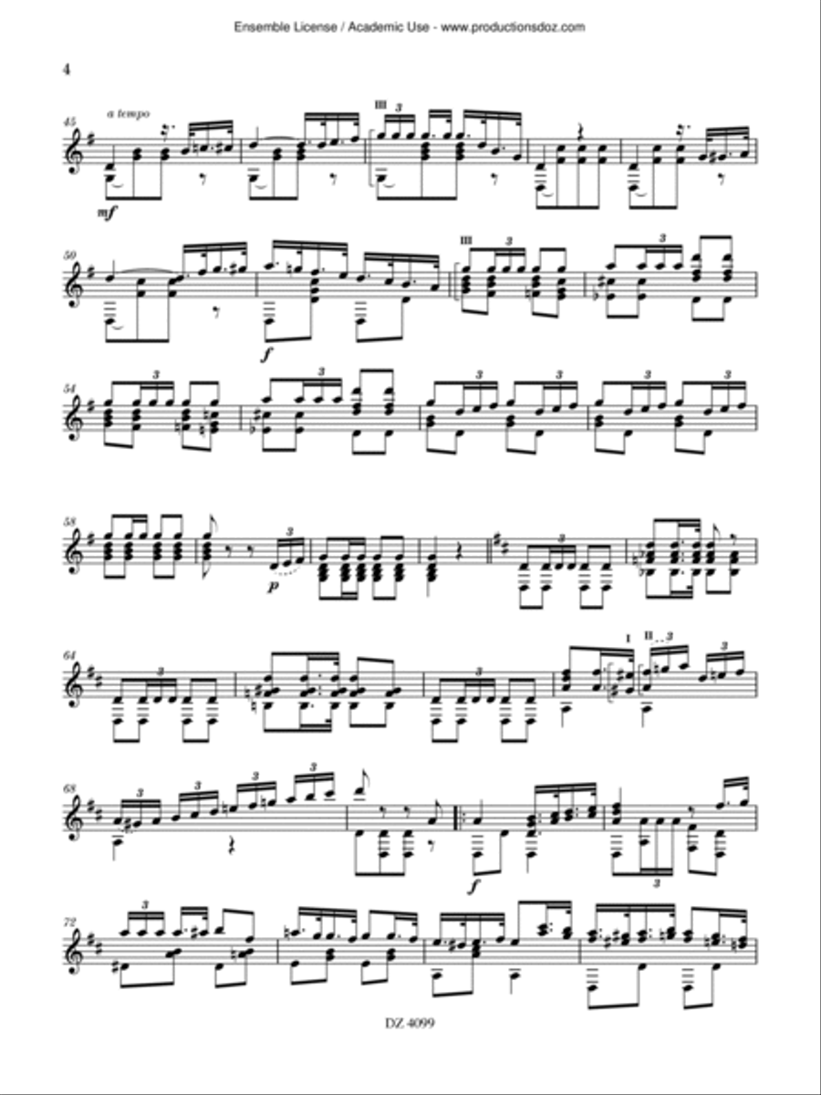 The Essential Justin Holland Classical Guitar scores gallery preview page 4