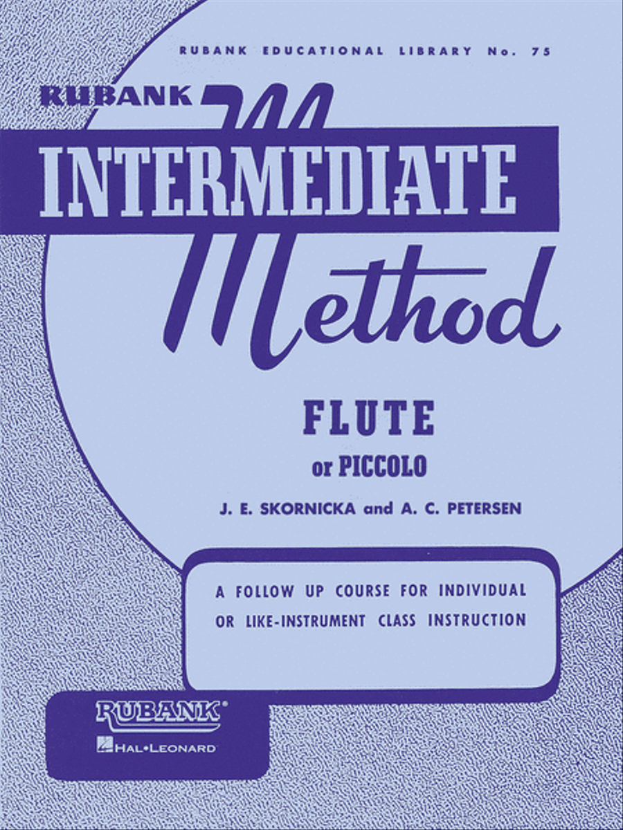 Book cover for Rubank Intermediate Method – Flute or Piccolo