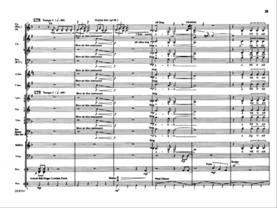 Mazama Concert Band scores gallery preview page 28