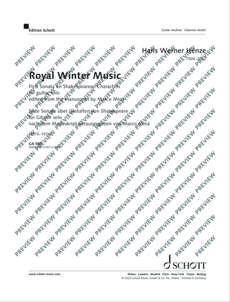 Royal Winter Music Guitar scores gallery preview page 2