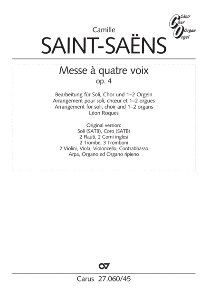 Messe a quatre voix 4-Part scores gallery preview page 2
