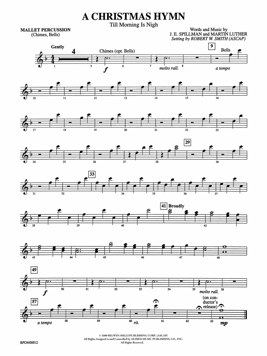 A Christmas Hymn: Mallets