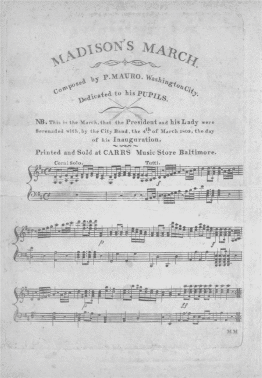 Madison's March Piano Solo scores gallery preview page 1