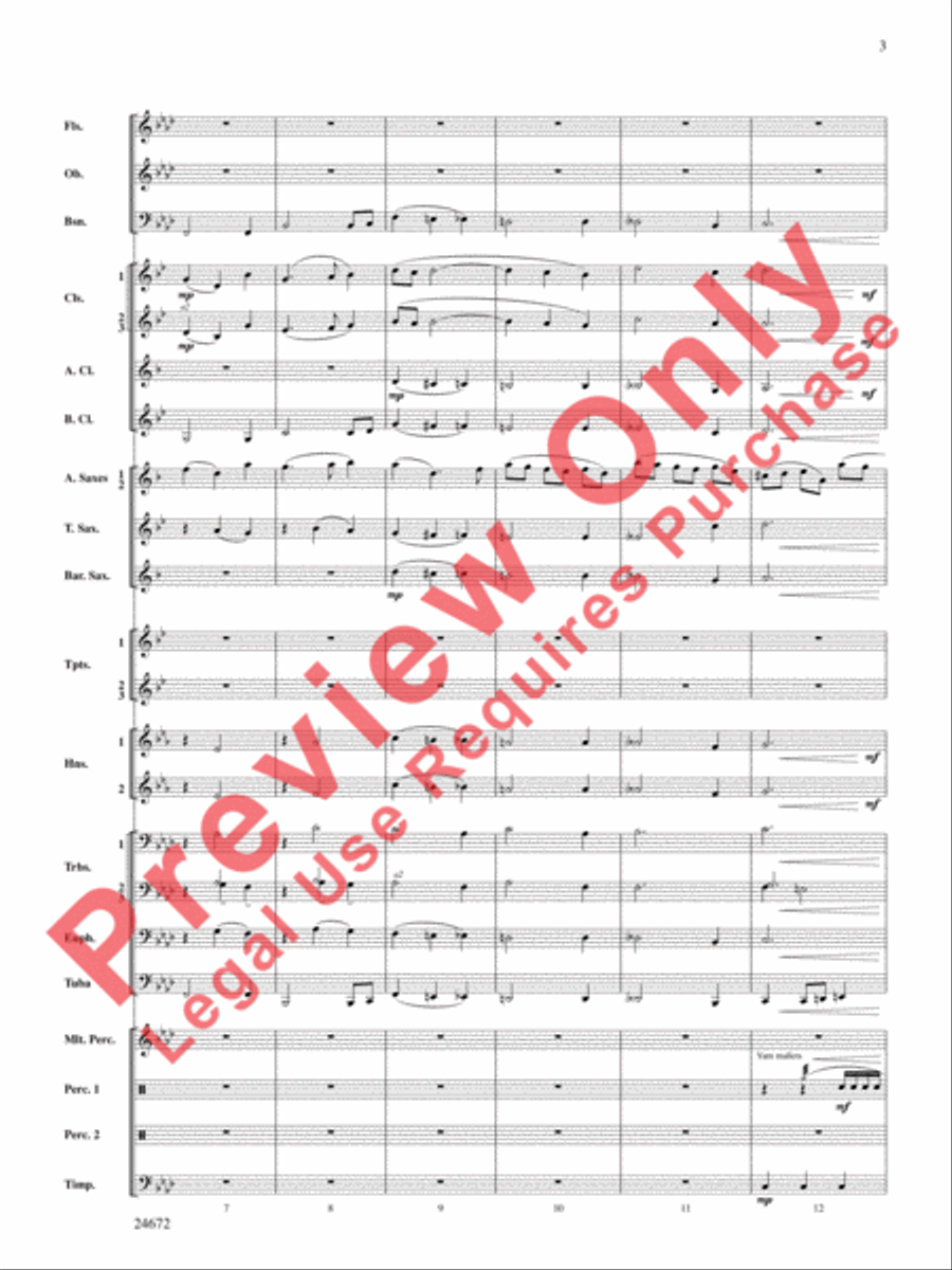 Buenaventura Concert Band scores gallery preview page 4