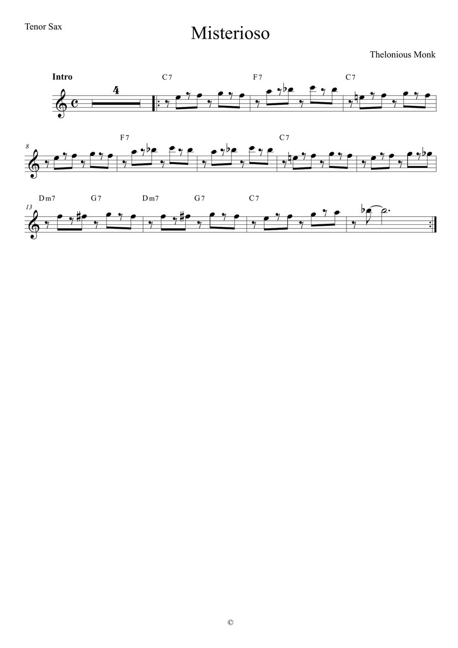 Misterioso Jazz Ensemble scores gallery preview page 3