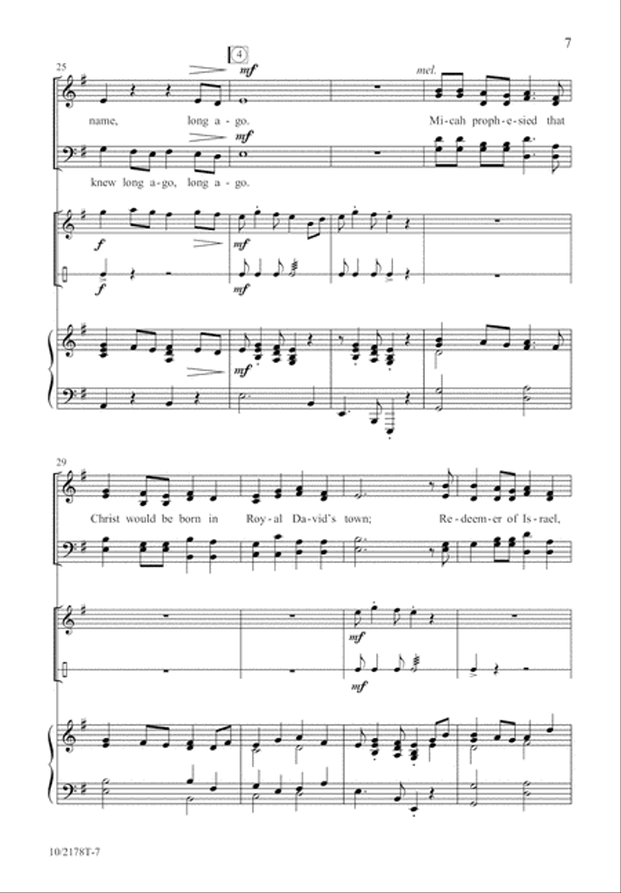Prophets Knew 4-Part scores gallery preview page 7