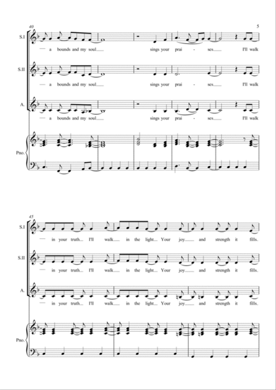 Walking In The Light Walking In The Light SSA scores gallery preview page 5