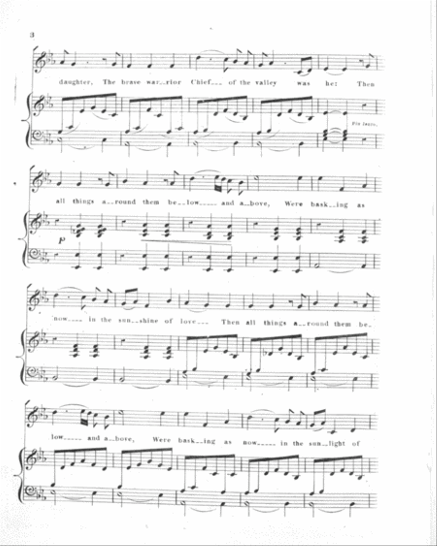 The Indian and His Bride Voice scores gallery preview page 3
