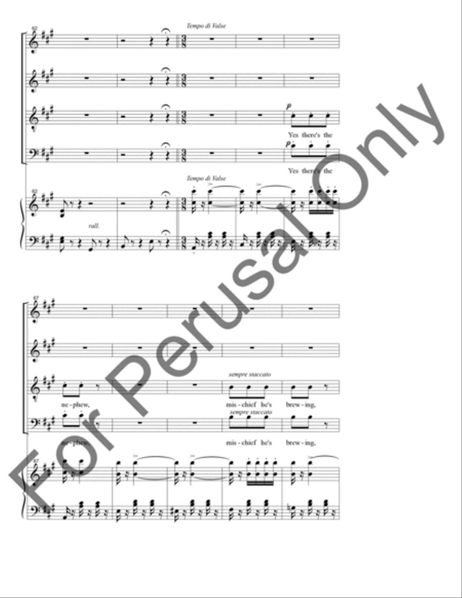 Chorus of the Servants Chorus of the Servants 4-Part scores gallery preview page 12