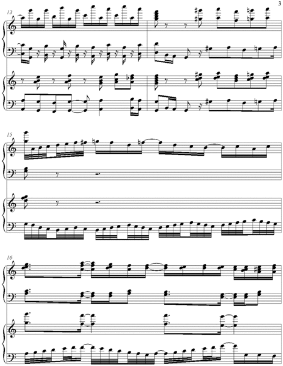 Play Ground Piano Solo scores gallery preview page 3