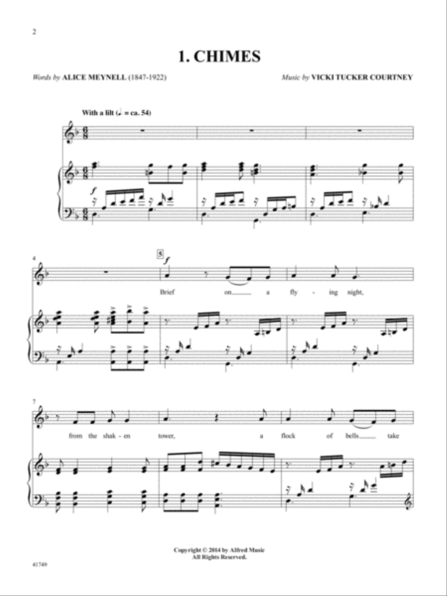 Contemporary Art Songs for Women Voice Solo scores gallery preview page 3