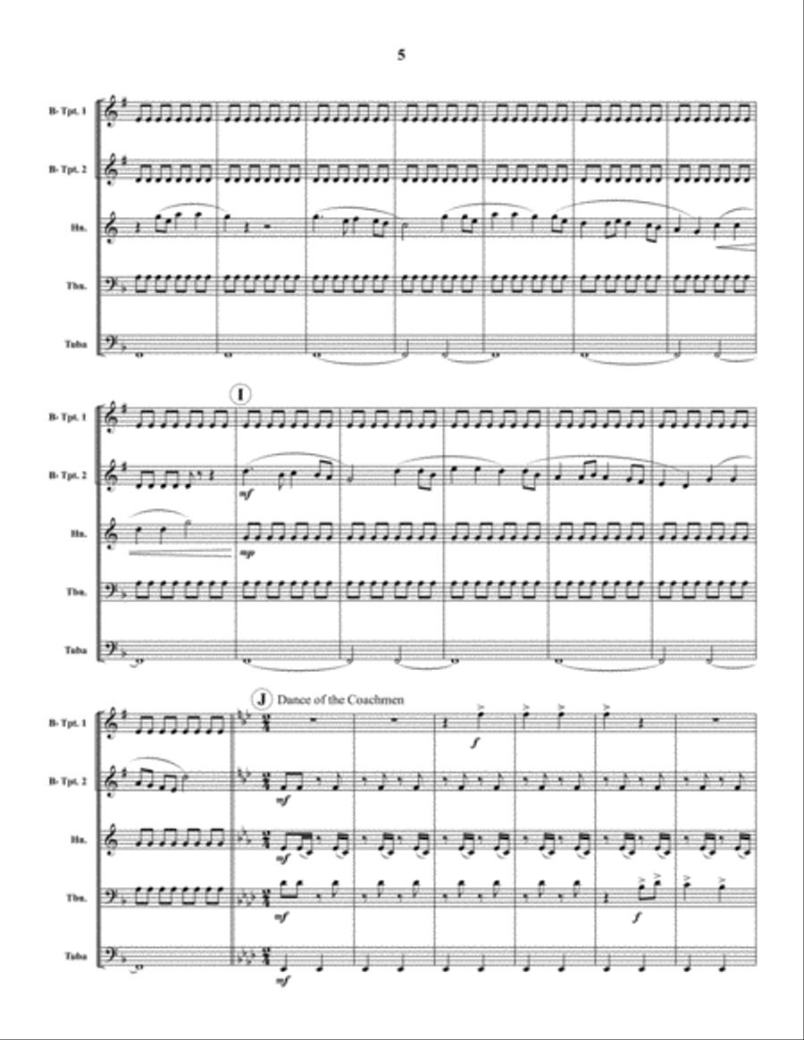 Scenes from Petrushka Scenes from Petrushka Brass Quintet scores gallery preview page 5