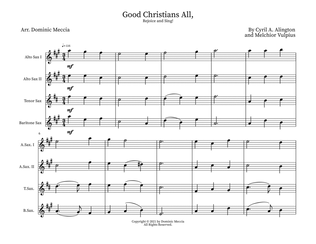 Good Christians All, Rejoice and Sing!