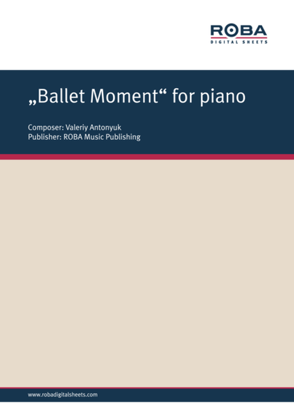 "Ballet Moment" for piano