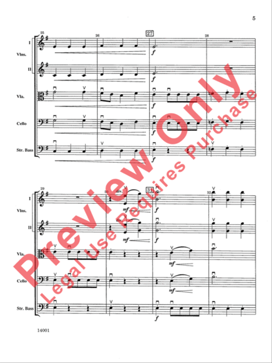 El Toro String Orchestra scores gallery preview page 6