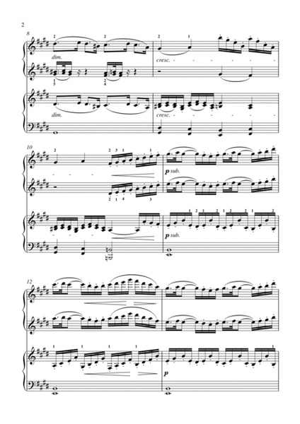 Debussy-Cortege(4hands Piano) image number null
