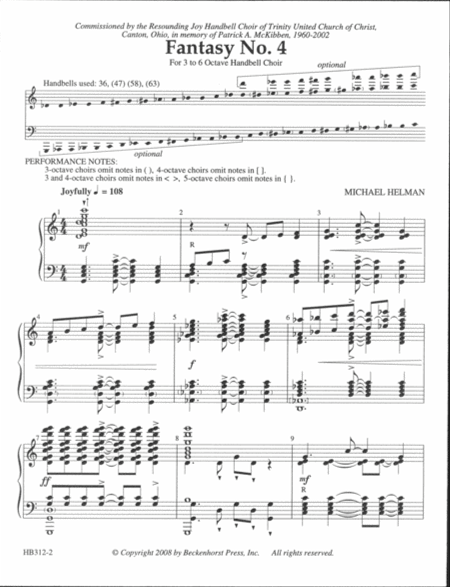 Fantasy No. 4 5-Octaves scores gallery preview page 2