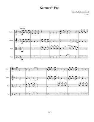 Summer's End (String Quartet)