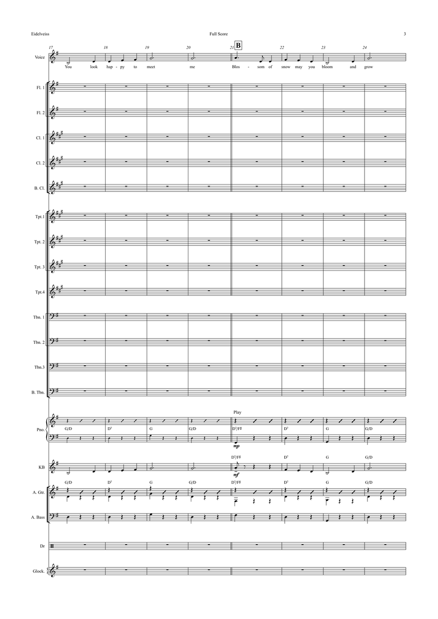 Edelweiss Edelweiss Jazz Ensemble scores gallery preview page 3