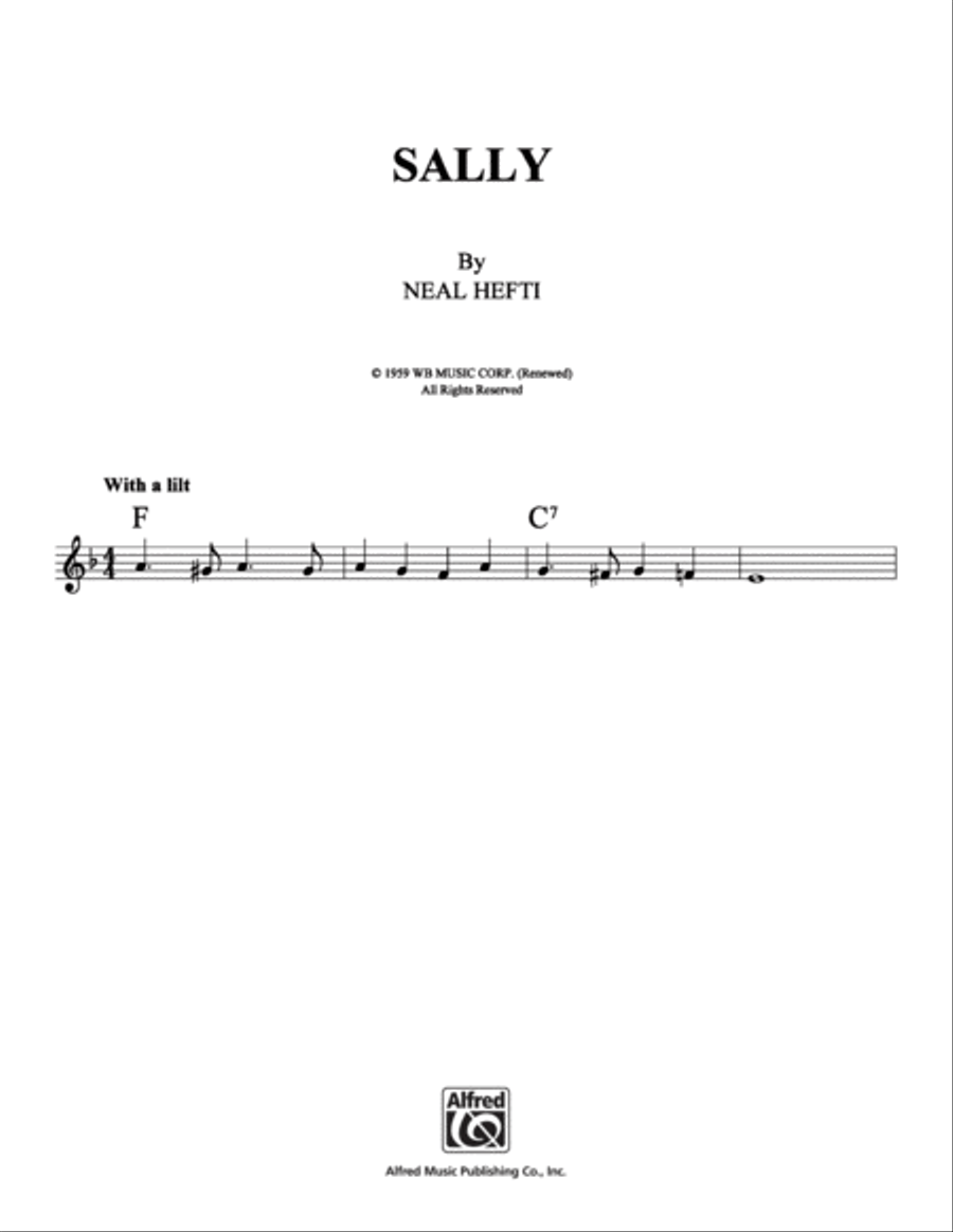 Sally School and Community scores gallery preview page 1