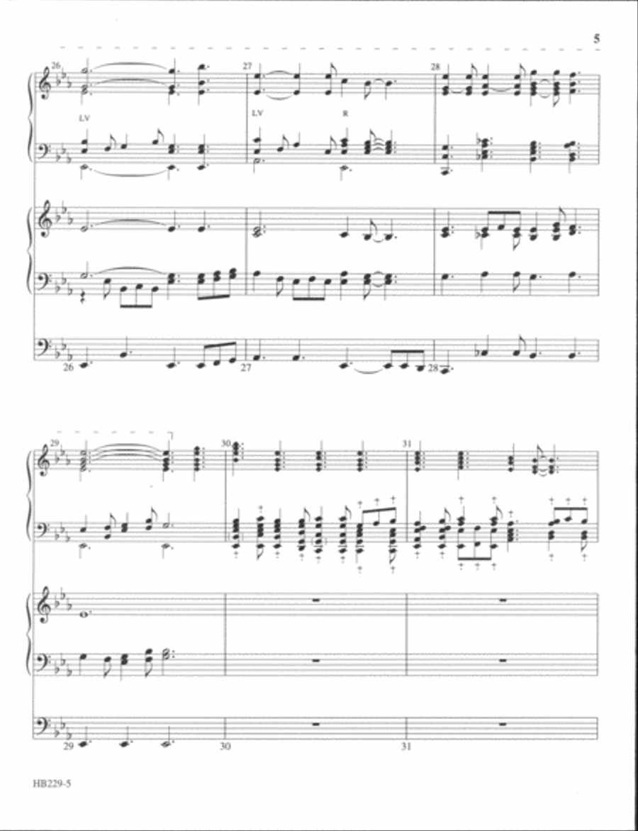 Swing Low, Sweet Chariot - Handbell Full Score Handbell Choir scores gallery preview page 5