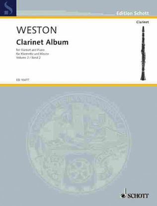 Book cover for 2nd Clarinet Album