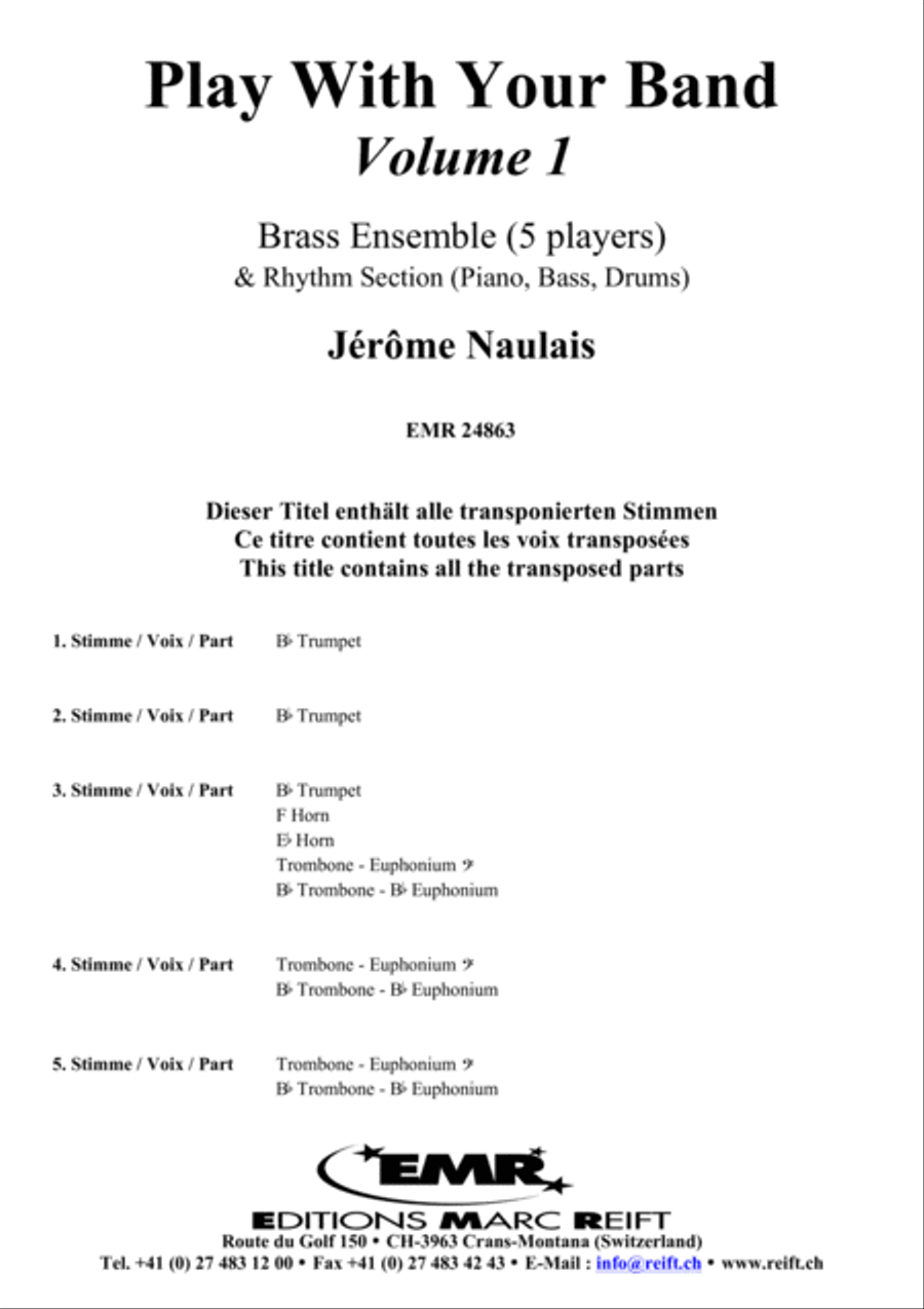 Play With Your Band Volume 1 Brass Ensemble scores gallery preview page 3