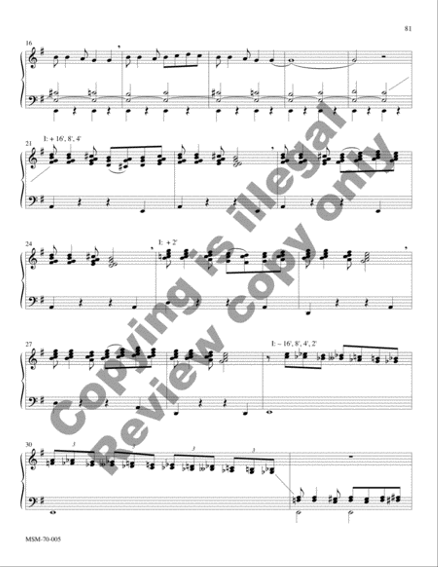 Savior of the Nations, Come (Full Score) Choir scores gallery preview page 35