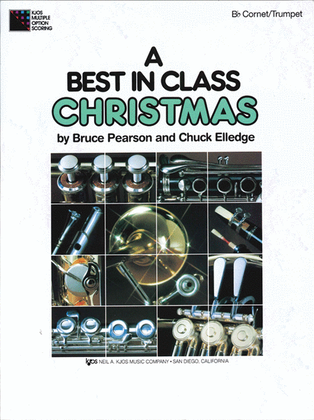 Book cover for A Best in Class Christmas - Bb Cornet/Trumpet