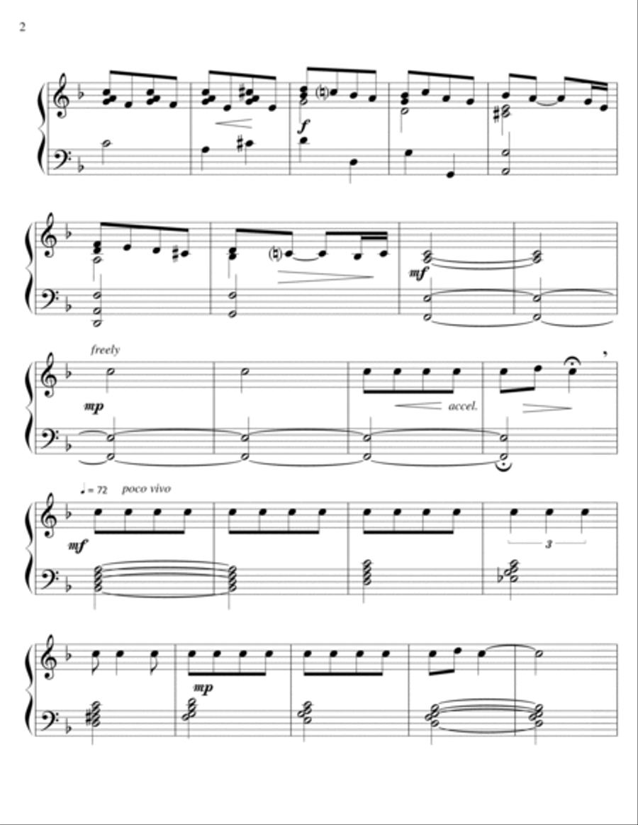Dreaming Impressions-piano solo Piano Solo scores gallery preview page 2