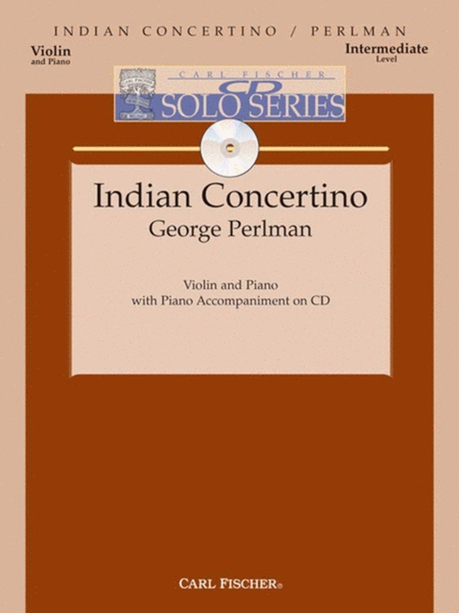 Perlman - Indian Concertino Violin/Piano Book/CD